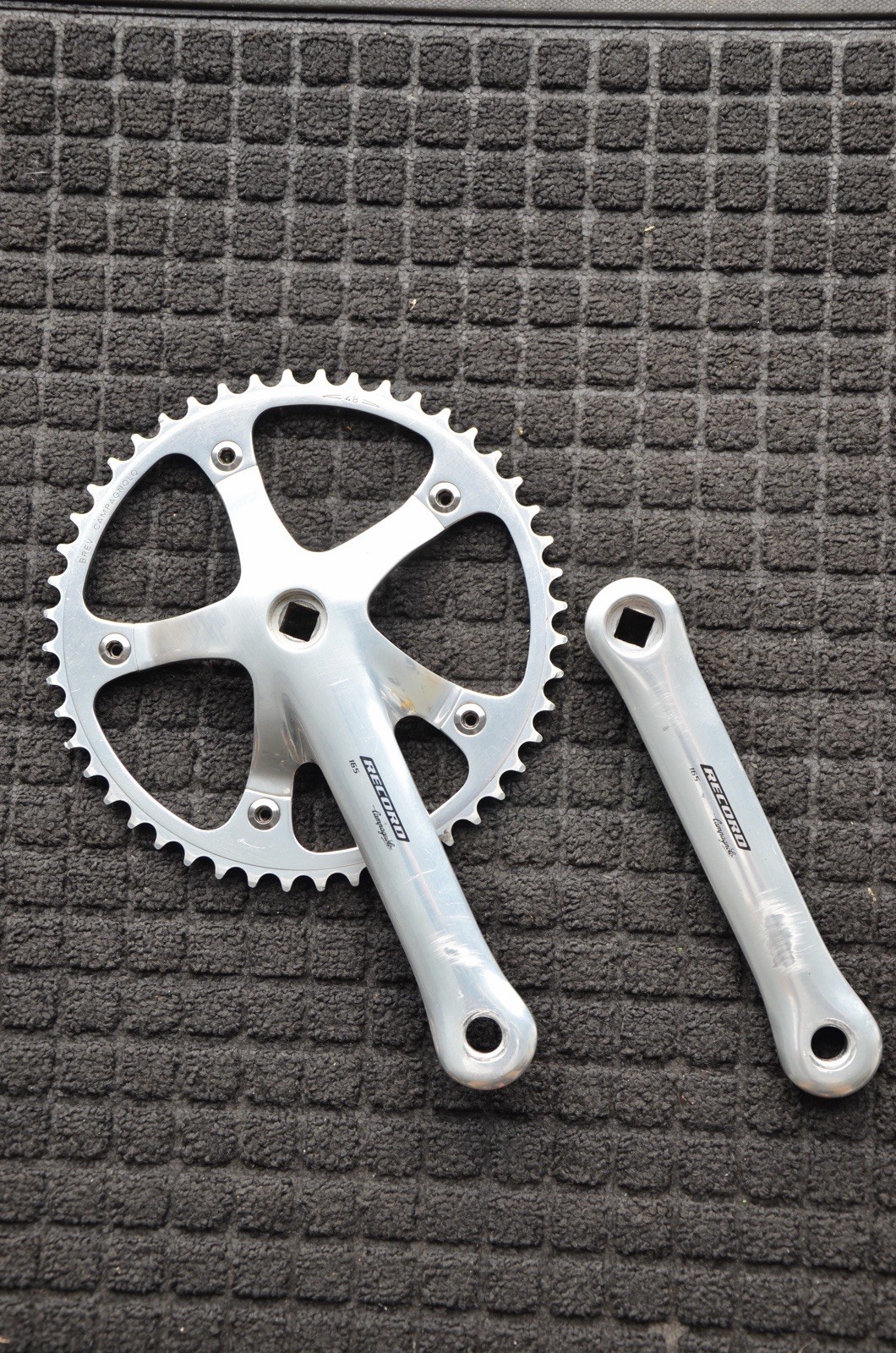 Campagnolo Record Pista 165MM Track Crankset 48T Fixed Gear