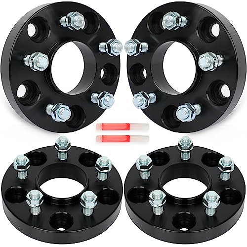 4Pcs 5×5 to 5×4.5 Wheel Adapters 1 inch Thread Pitch 1/2″ Hub Bore 71.5mm 5