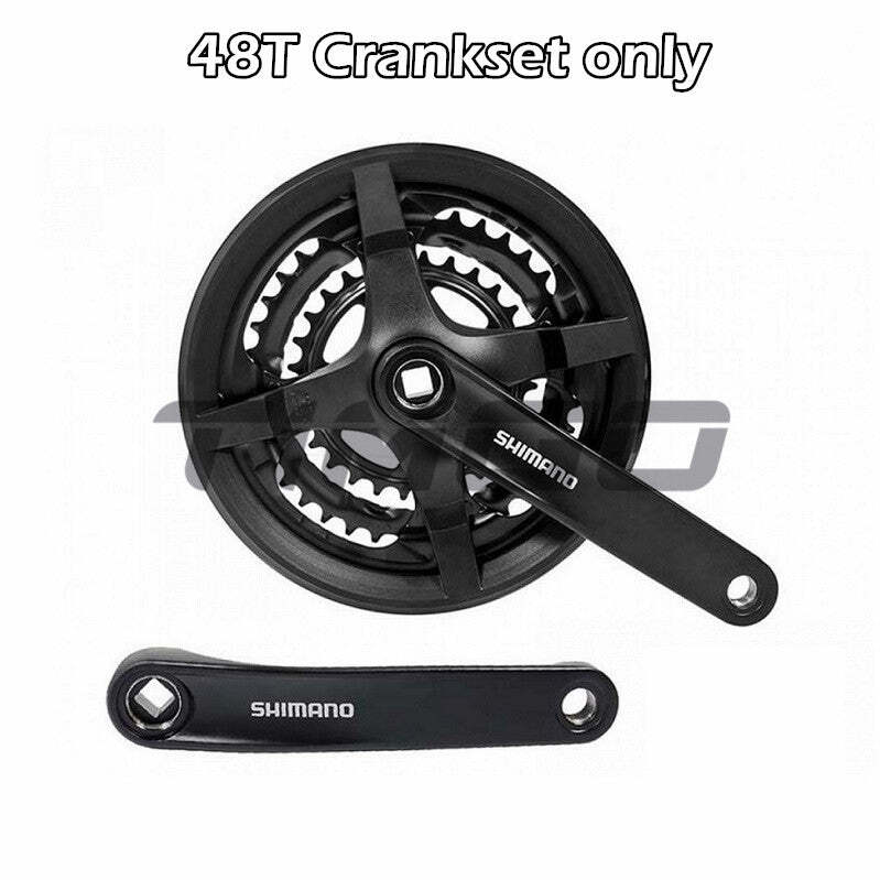 Shimano Tourney FC-TY301 3×6/7 Speed Crankset Square Taper 42/48T BB-UN101 TY501