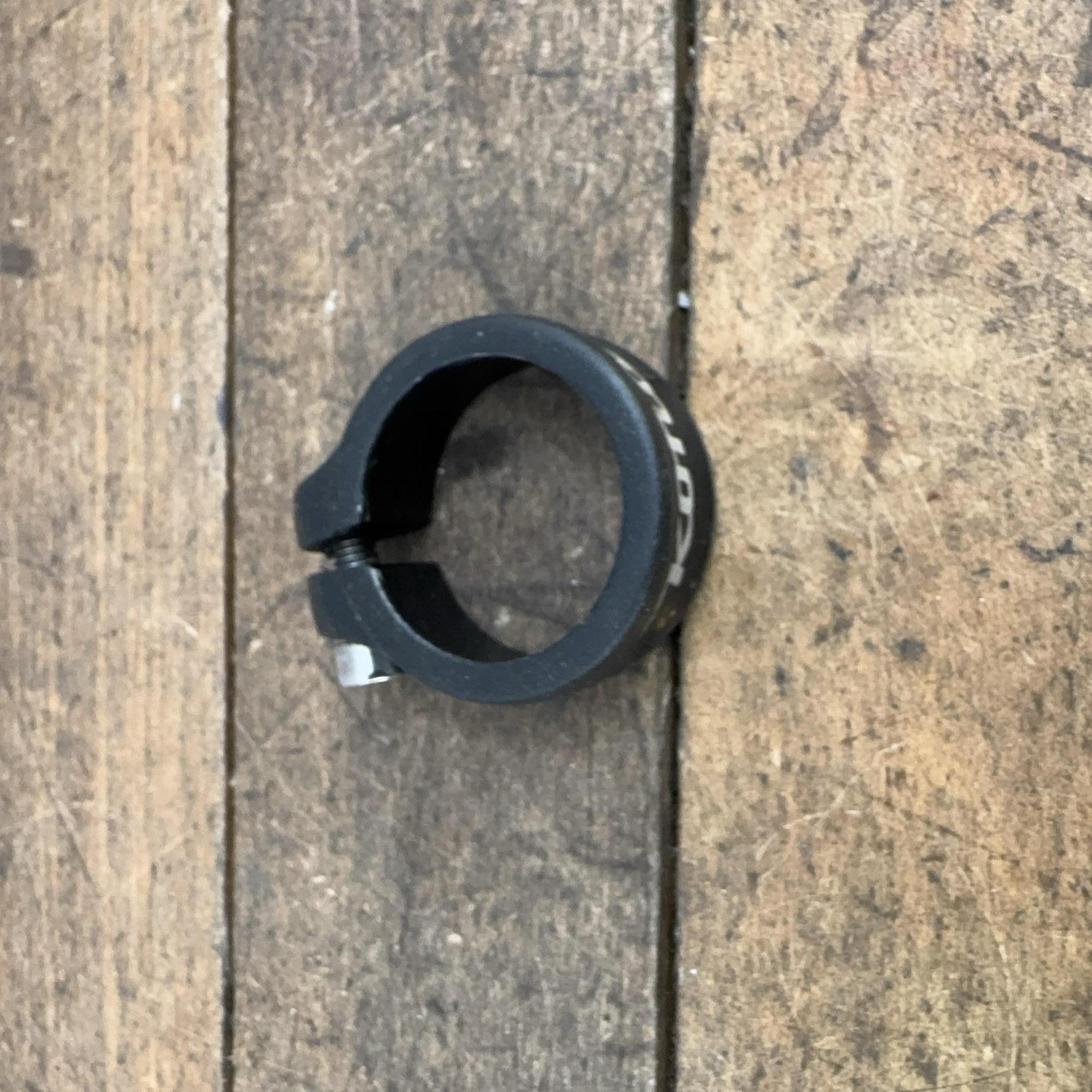 Vintage Kona Seatpost Clamp 29.8mm Black Alloy Bolt-On MTB Road Bike Collar