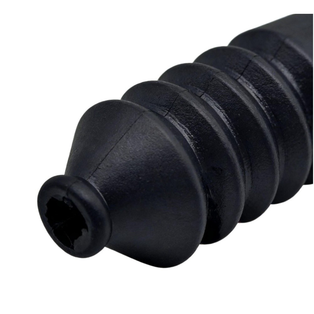 Bicycle Brake Cable Rubber Sleeves 10 pcs Black 3.4 x 1 cm for V-Brake