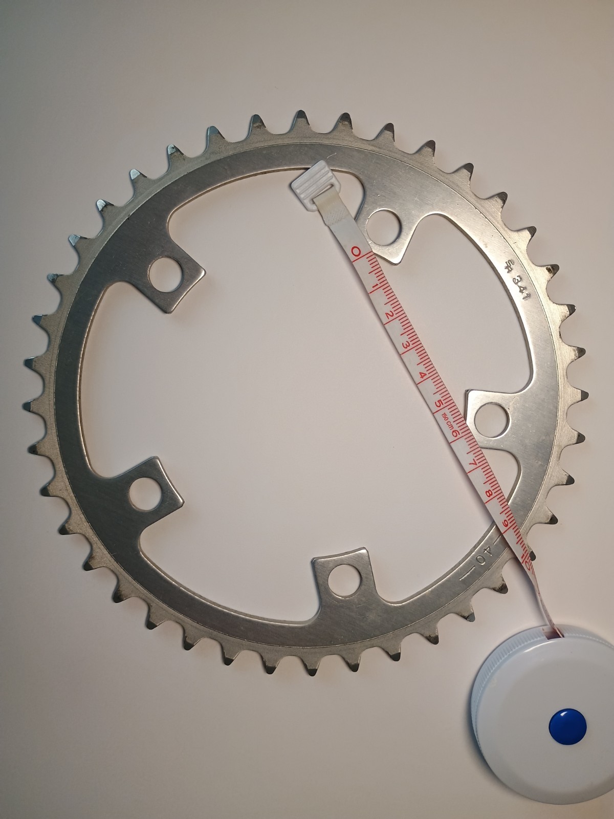SR Sakae Ringyo 40t 110mm BCD 5 bolt front Bicycle Chainring 1980s