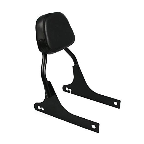 COPART Upright Backrest Pad Sissy Bar for Harley Dyna 2006 Up (A, Dyna Street)