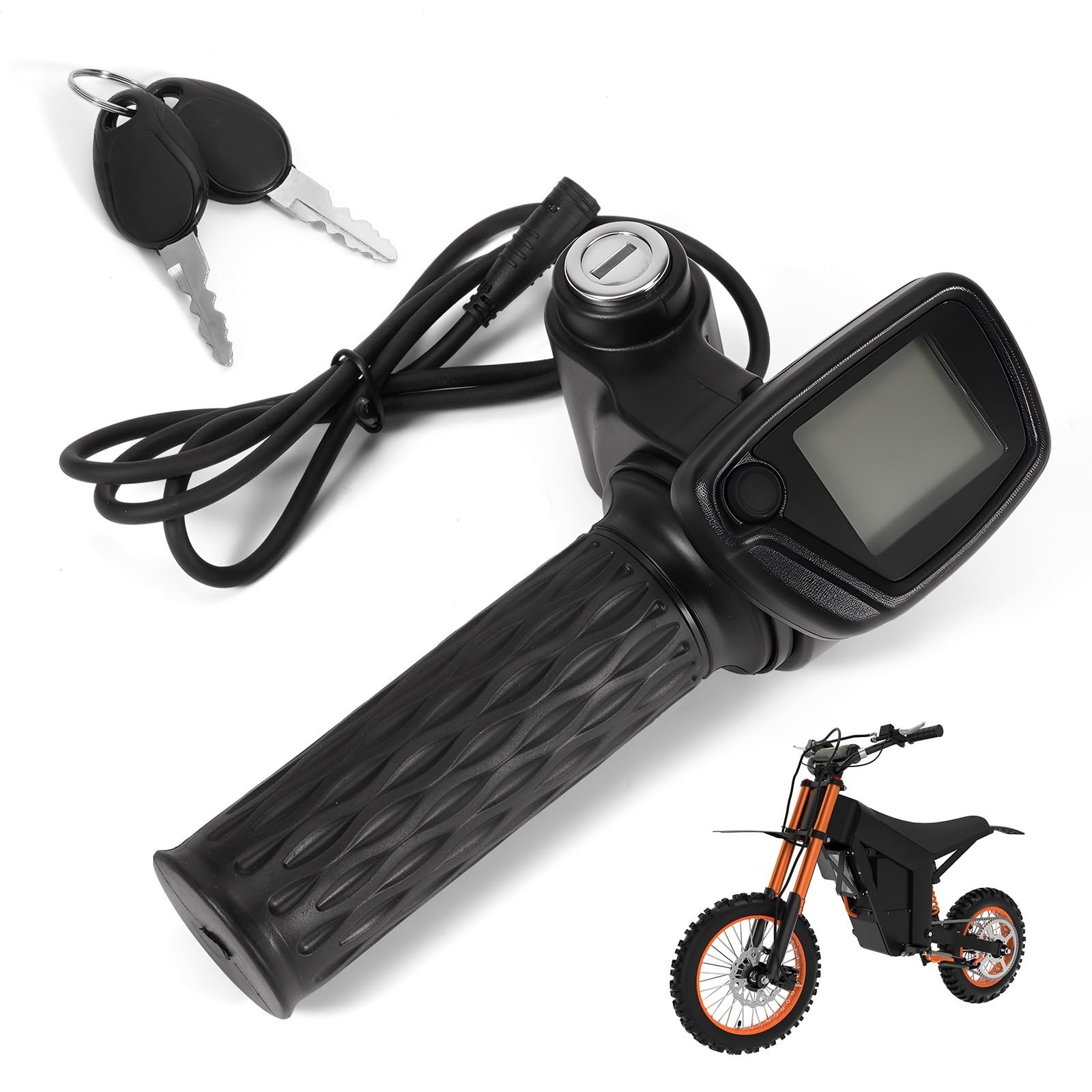 Leaptrend 48V LCD Display Throttle Speedometer for Tutti Soleil 01 Electric Bike