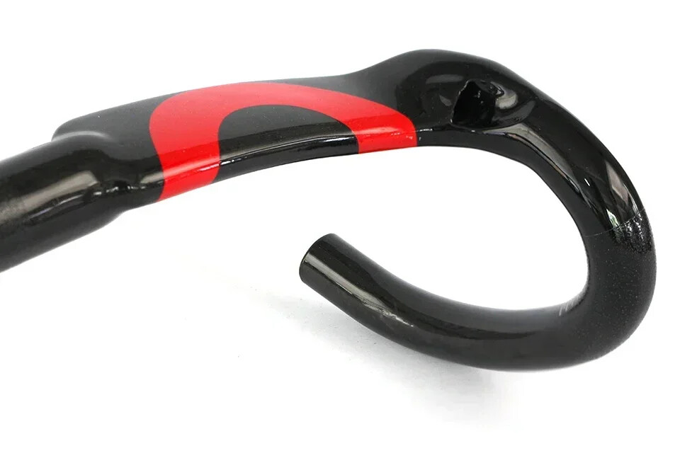 Full Carbon Road Bike Handlebar Aero Drop Bar UD Gloss 31.8*380/400/420/440mm