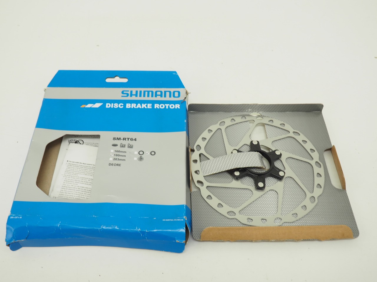 New! Shimano DEORE XT SM-RT64 180mm,,ICE-TECH MTB Bicycle Bike Disc Brake Rotor