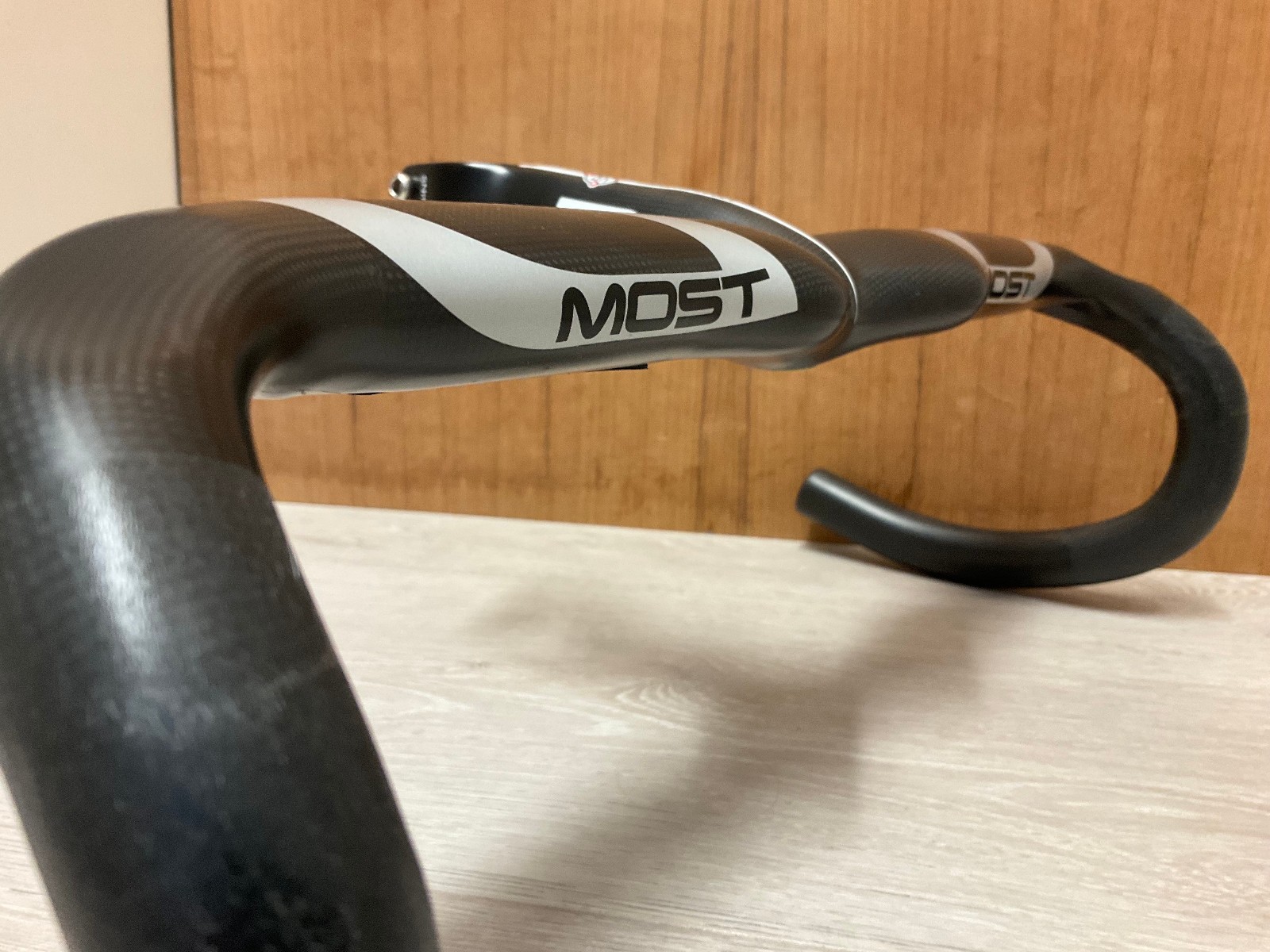 NOS Pinarello Most Talon Carbon Compact Integrated One Piece Handlebar Handlebar