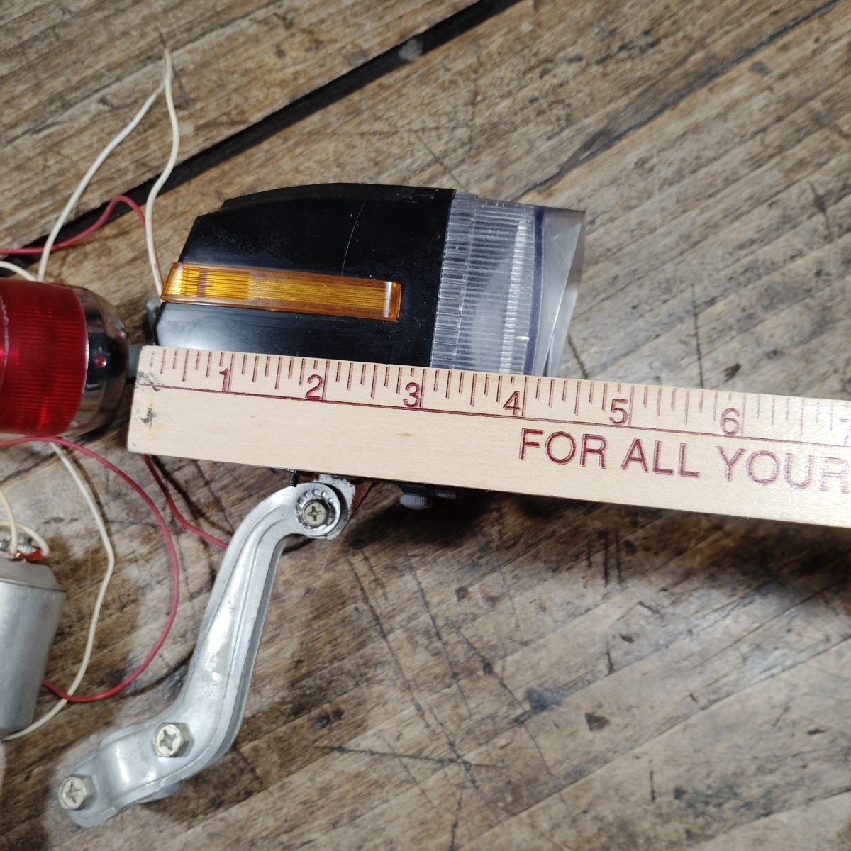 Vintage Head Light Set Bicycle Wiring