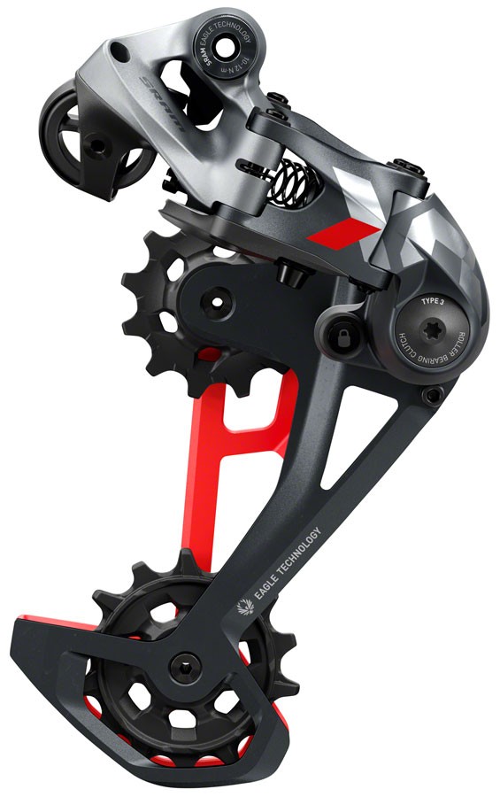 SRAM X01 Eagle Rear Derailleur – 12 Speed, Red Max 52T 520% Range