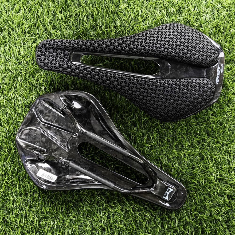 3D Printed Carbon Bicycle Saddle 135mm 143mm for Mountain Gravel Road Bike Seat