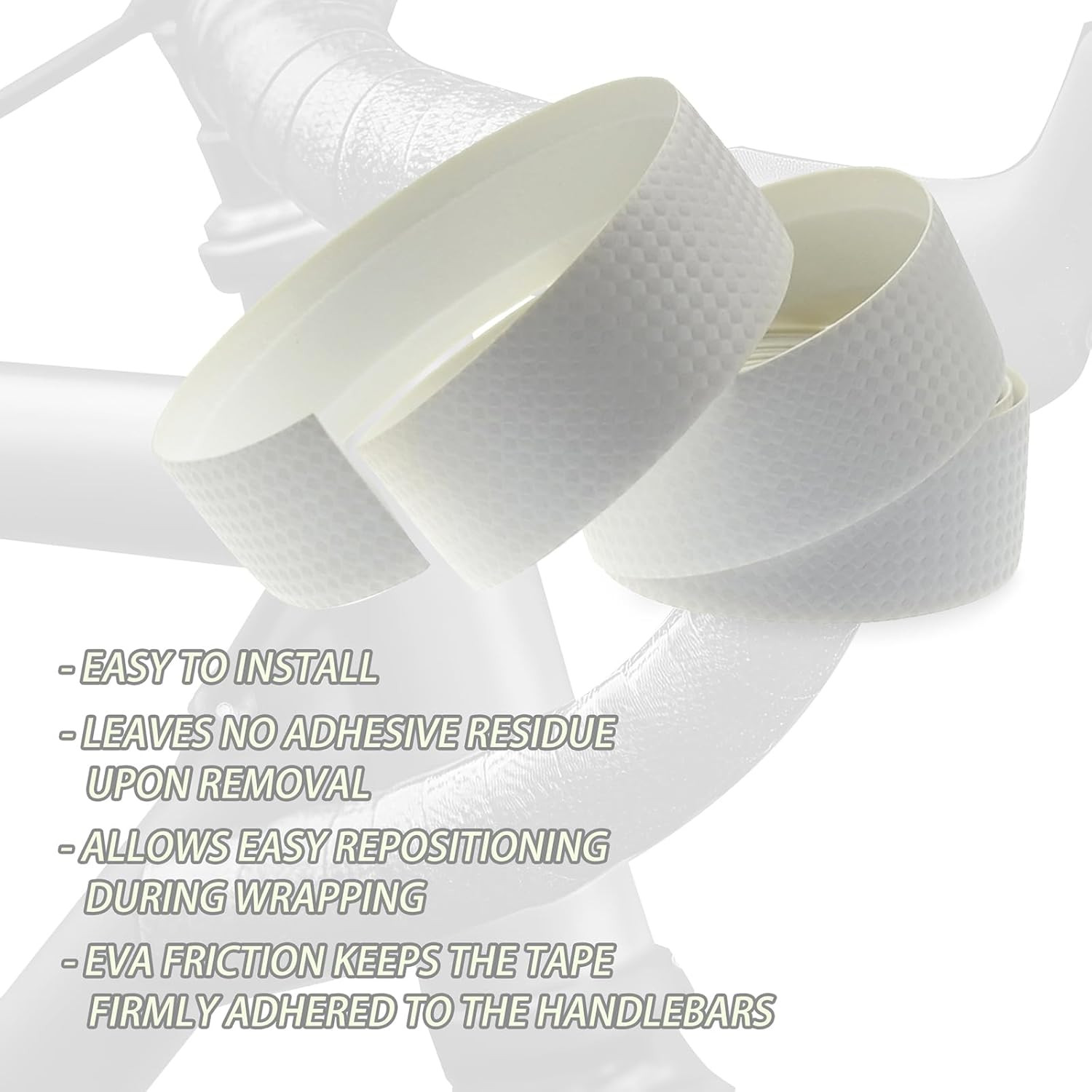 Carbon Fiber PU Leather Road Bike Handlebar Tape Bar Tapes – 2PCS Per Set