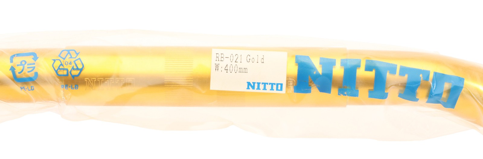 Nitto RB-021 Bullhorn Handlebar Gold 26.0mm Clamp x 40cm Width NOS NEW