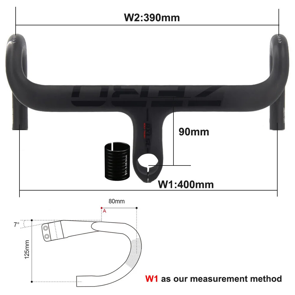 Carbon Road Bike Integrated Handlebar Racing Bike Drop Bar Bicycle Accessories