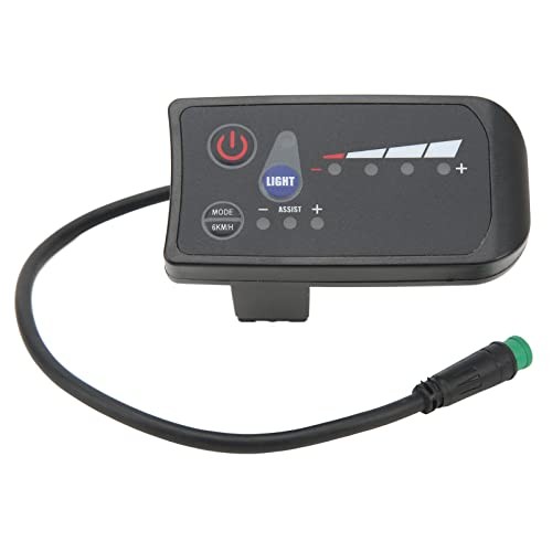 Electric Bike Power Display Meter Waterproof 5 Pin Interface ABS Housing 36V