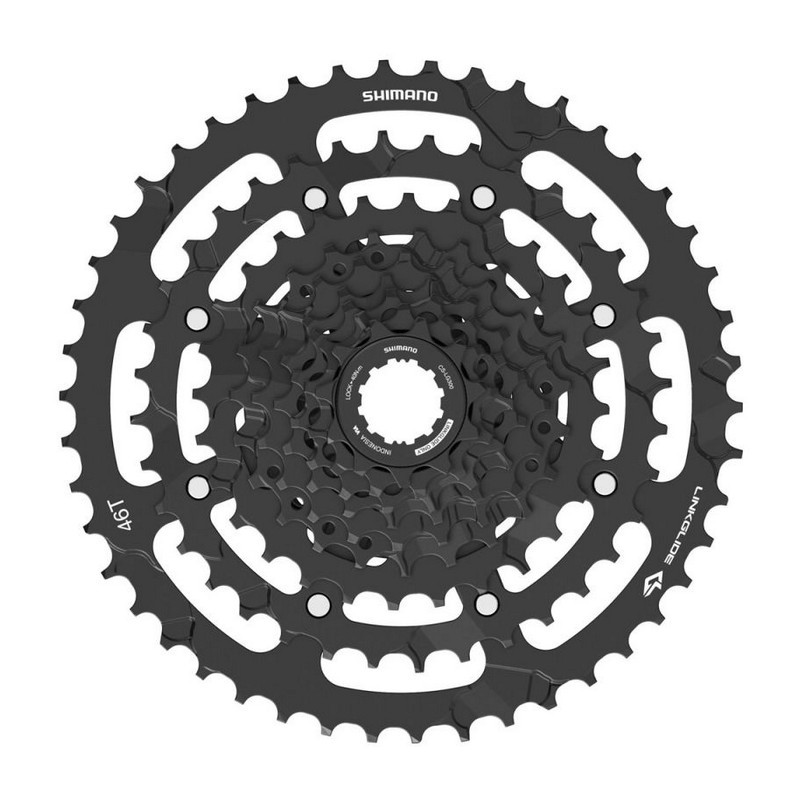 cues cs-lg300 linkglide 9v 11-46d sprocket box shimano hg compatible body