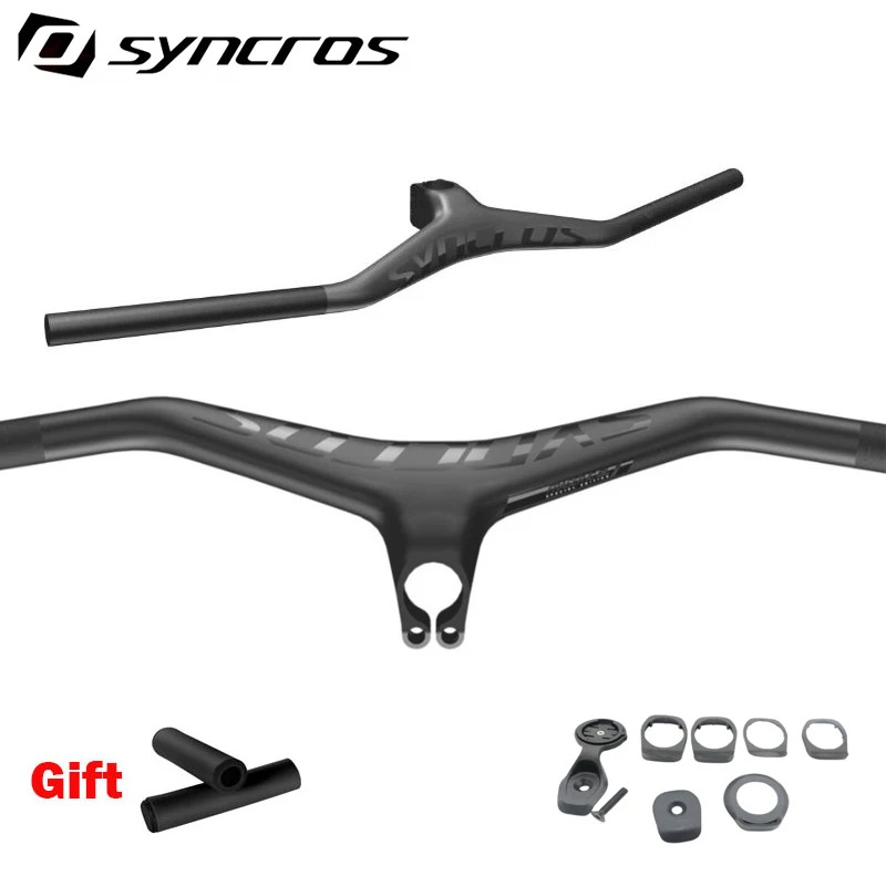Carbon Fiber Mountain Bike Integrated Handlebar Stem -25 Degree 740mm