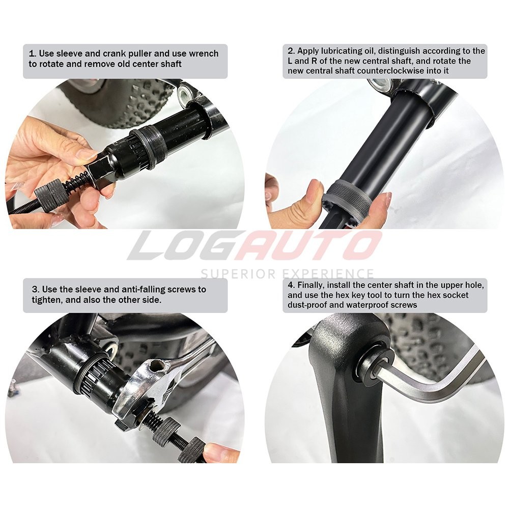Bicycle Bottom Bracket Square Taper Sealed Bearing Bike 68mm 80mm 100mm Crank BB