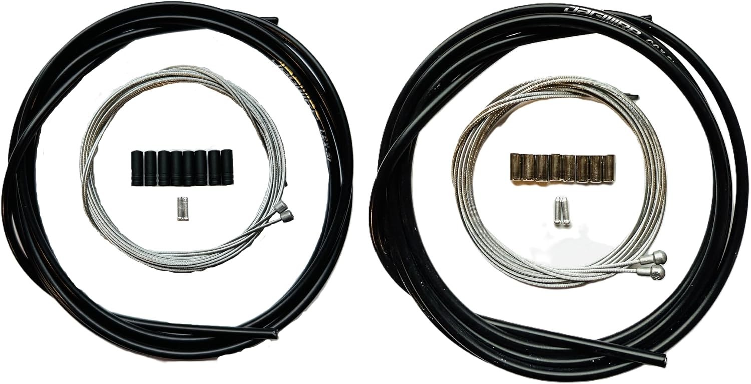 Road Shop KIT – Complete Brake & Shifter Cable and Housing Kit- Black – SRAM/…