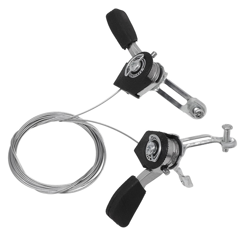1 Pair Bicycle Thumb Shifters Shifter Levers 3×6/3×7 Aluminium Alloy Bike