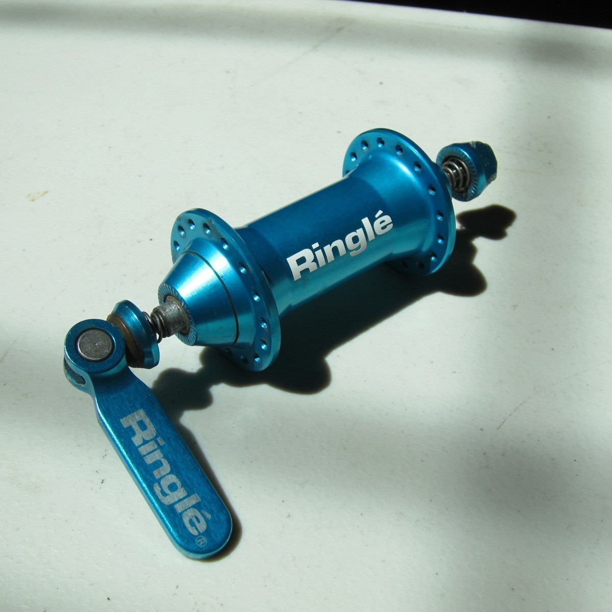 Ringle Bubba Turqoise Front Hub 32H Twister Ti Skewer Vintage 90s MTB