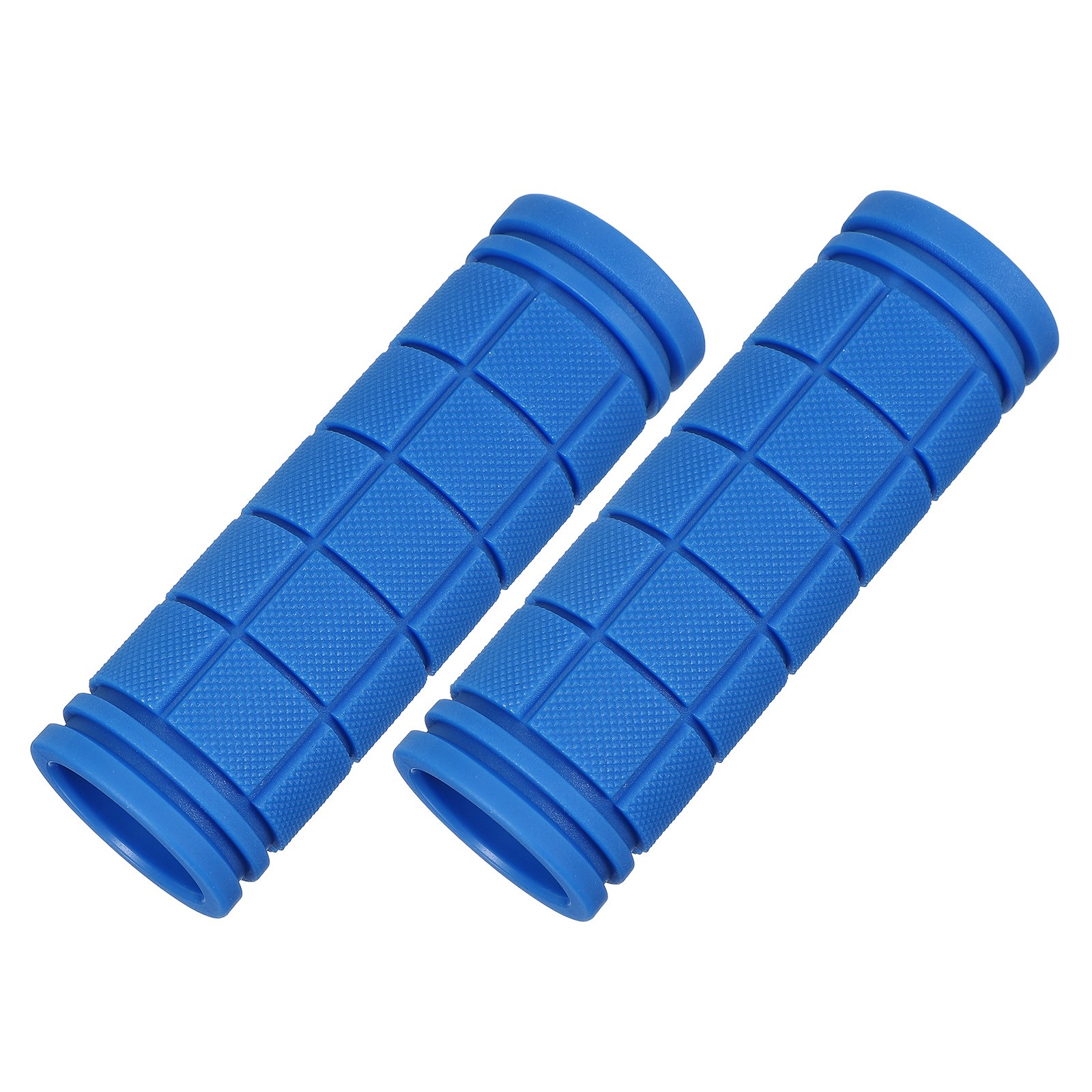 2Pcs 4.33″x1.1″ Non-Slip Bike Handlebar Grips Blue