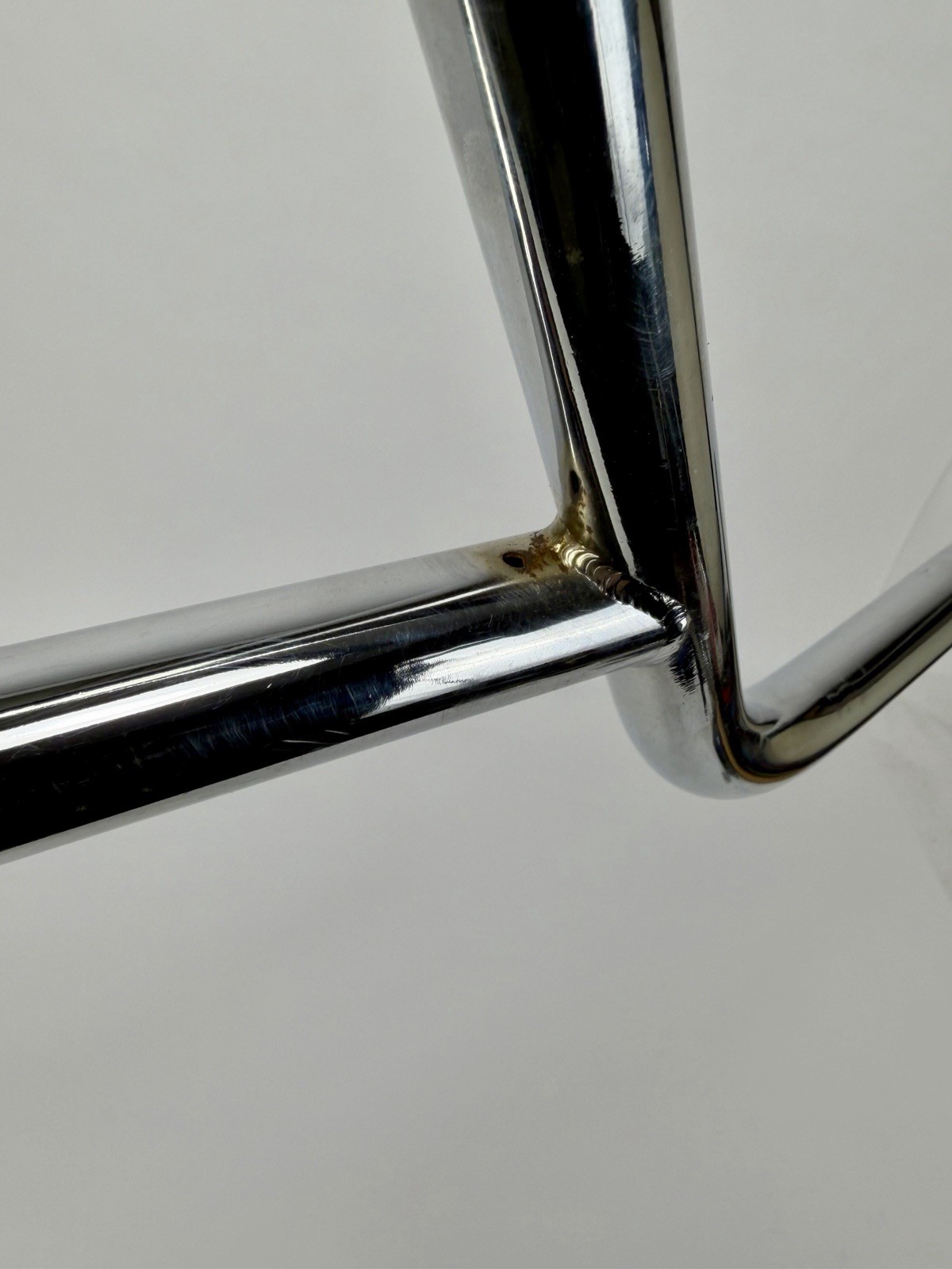 Vintage Mosh Kastan Chrome 4 Piece Pro Bars Stamped Mid School BMX 4130 Knee OG