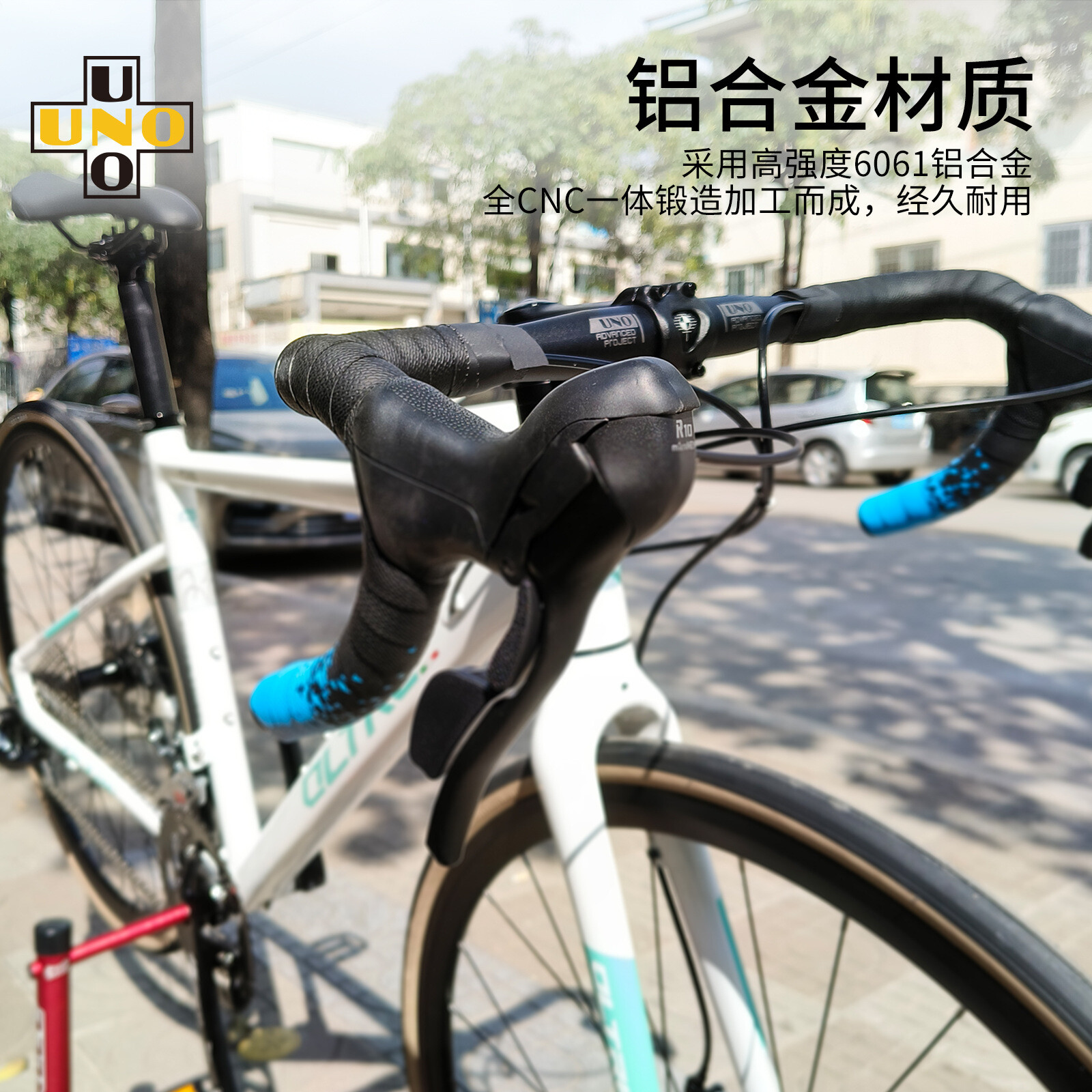Ultralihgt Aluminum Handlebar External Cable Road Bike Drop Bar 31.8*380-440mm