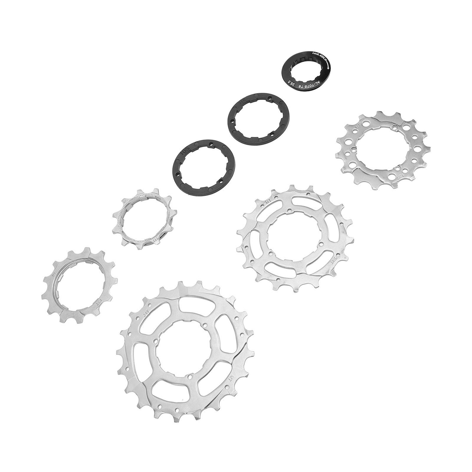 5 Speed Bike Cassette Stainless Steel Aluminum Alloy Smooth Cycling Bike Fl TTAH