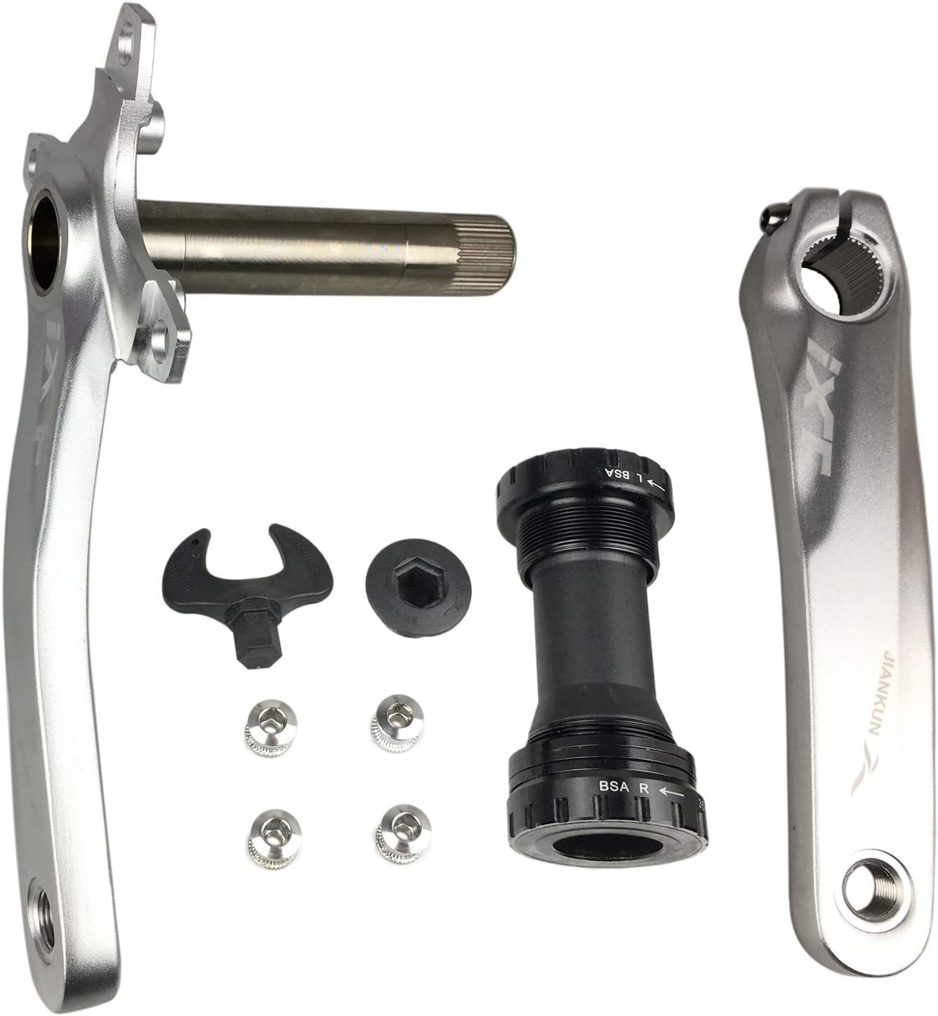 104 BCD Mountain Bike Crankset with Bottom Bracket – Unisex
