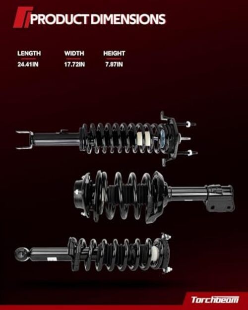Rear Struts Shock Absorber Complete Assembly Automotive Replacement for Mini