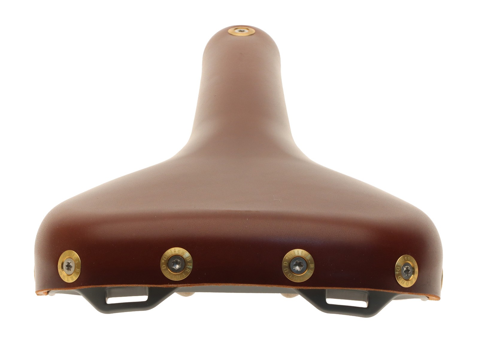 Gilles Berthoud Vars Saddle Titanium Rails Hard Leather Cover Brown NEW NOS