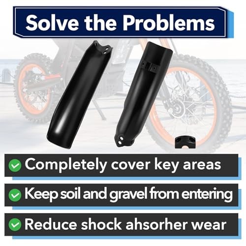 2 Pcs Ebike Fork Guards Compatible with Tutti Soleil 01, Ebike Fork Guards