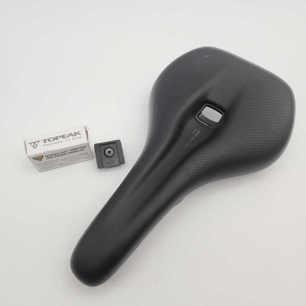 Ergon SMC Sport Gel Saddle Black MTB seat Mens Medium/Large NO PACKAGE