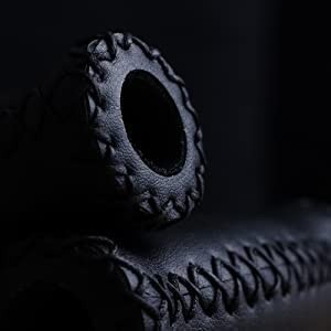 CyclingDeal Mountain Bike Grips – MTB for Beach 12.5cm x 3.5cm, Black