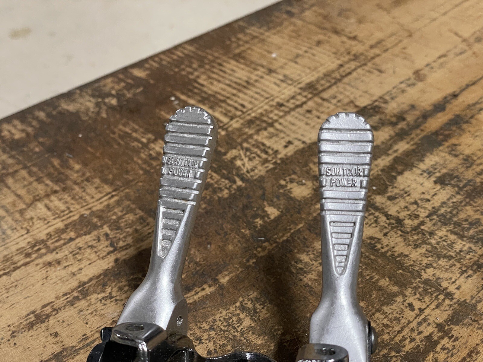 Vintage Suntour Mighty Power Shifters – Downtube Clamp – Ratcheting – Road Tour