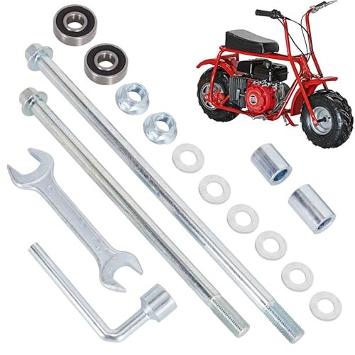 12mm 270mm Mini Bike Rear Axle and 225mm 12mm 270mm Rear 225mm Front Axle