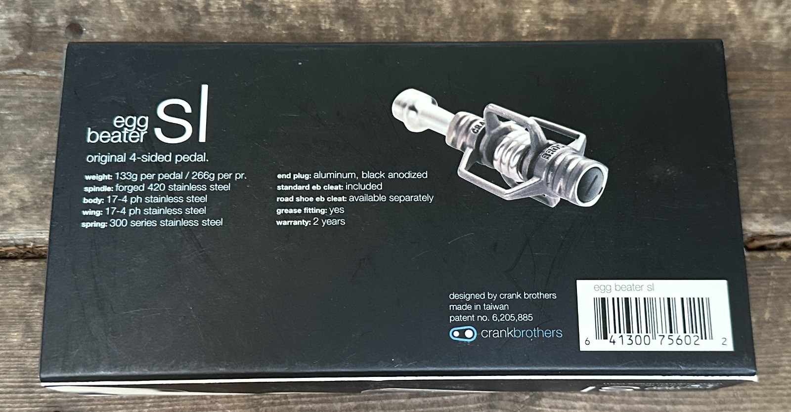 crankbrothers Eggbeater SL Clipless MTN Bike Pedals 9/16″ 2-Bolt Silver Blue XC