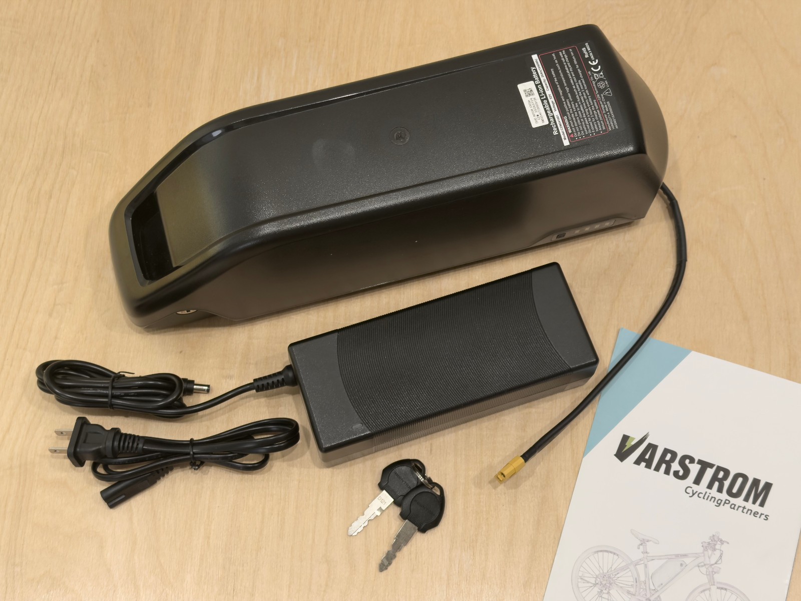 Varstrom Ebike Battery 52V 20Ah – Lithium Ion Battery for 0-1500W Electric Bike