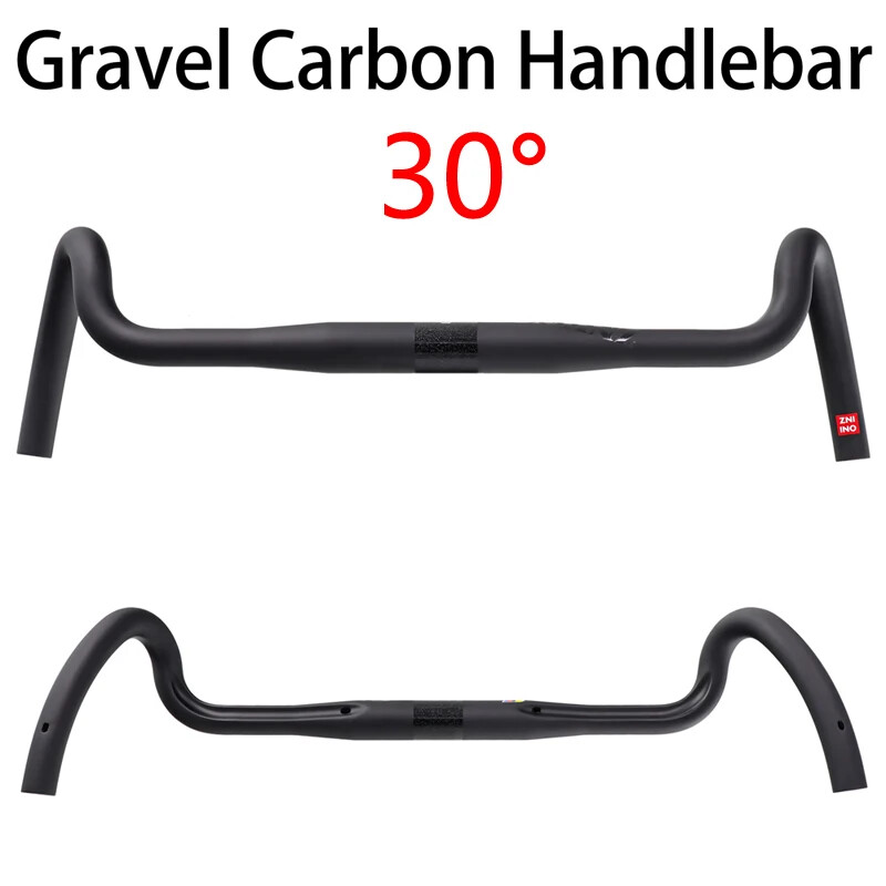 400/420/440mm Carbon Handlebar Big Flare Bar Cyclecross Road Bike Handlebars