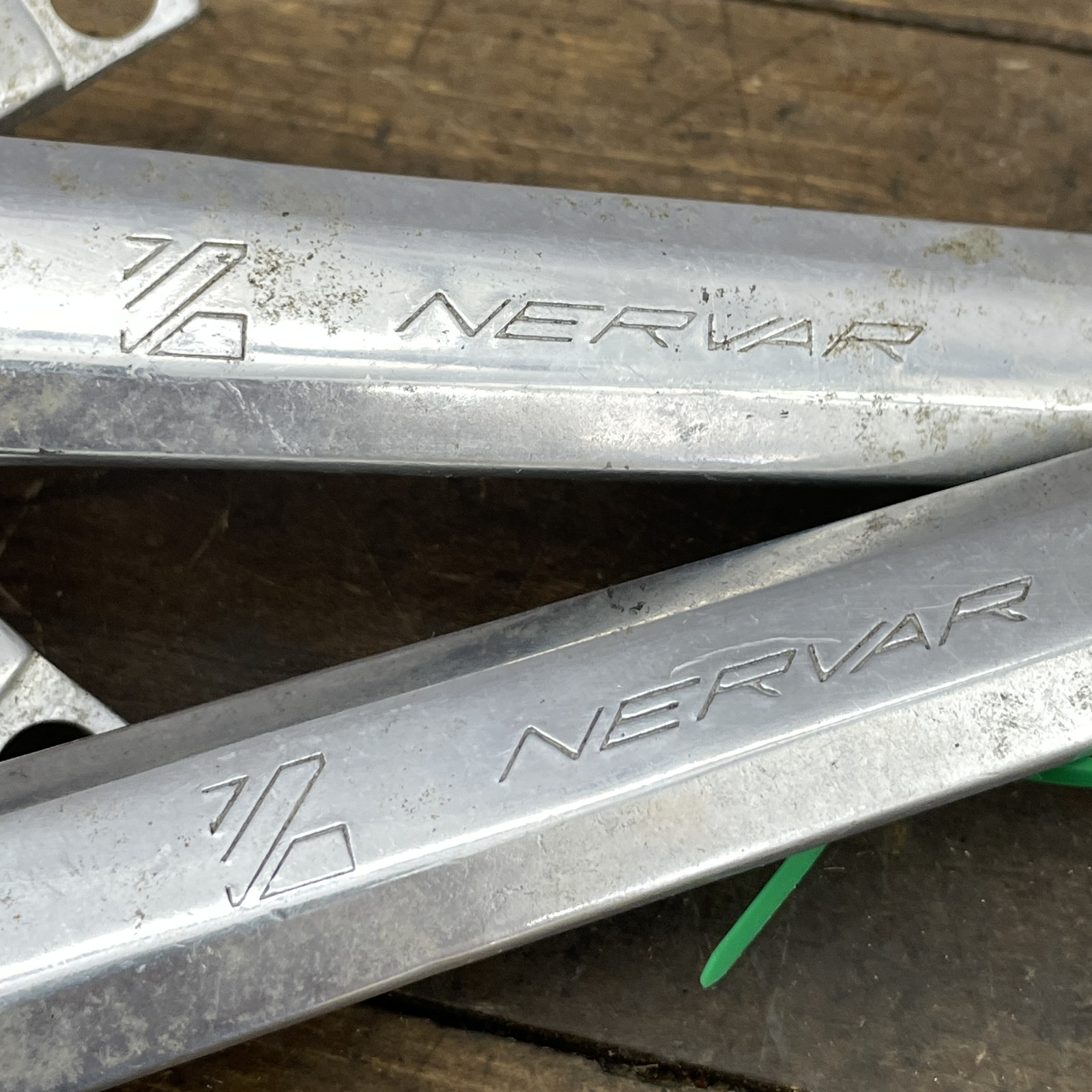 Vintage Nervar BSA Crankset 165mm 5-Bolt 122 BCD France Road Bike Square Taper