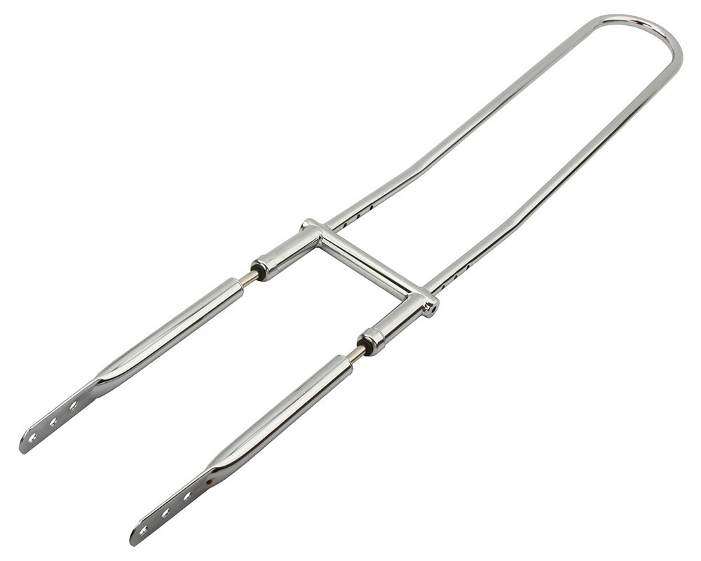 VINTAGE LOWRIDER BICYCLE HEAVY-DUTY STEEL 42″ LONG SUSPENSION CHROME SISSY BAR.