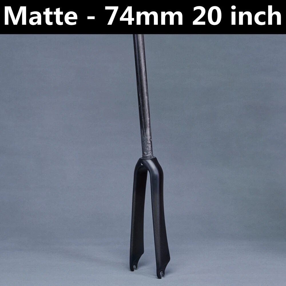 BMX Folding Bike Front Fork For Wheel 14 16 18 20 22 In Carbon Fiber Rigid Fork