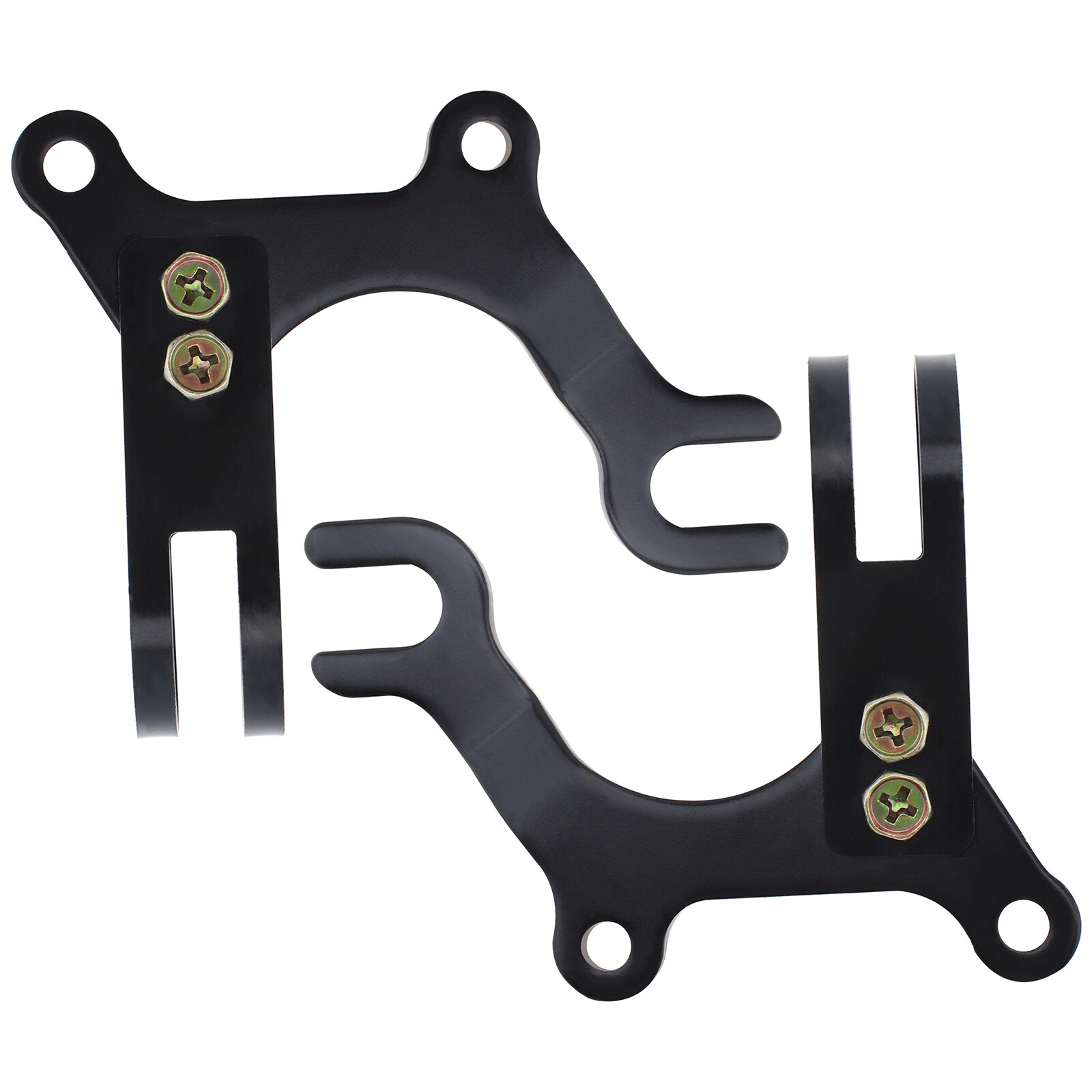 2X Bike Disc Brake Bracket Adapter Mountain Bicycle Frame Conversion Holder Kit