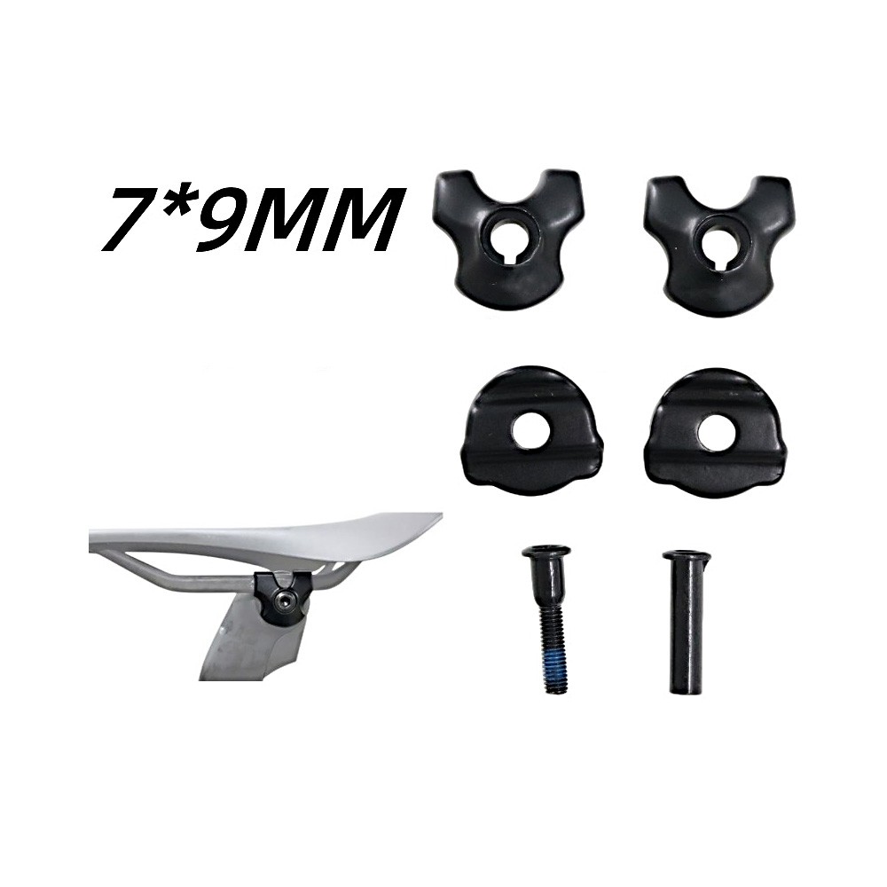 Bike Seatpost Clamp For Carbon Saddle Rails 7×9 7x7mm Bicycle Oval/Round Clip US