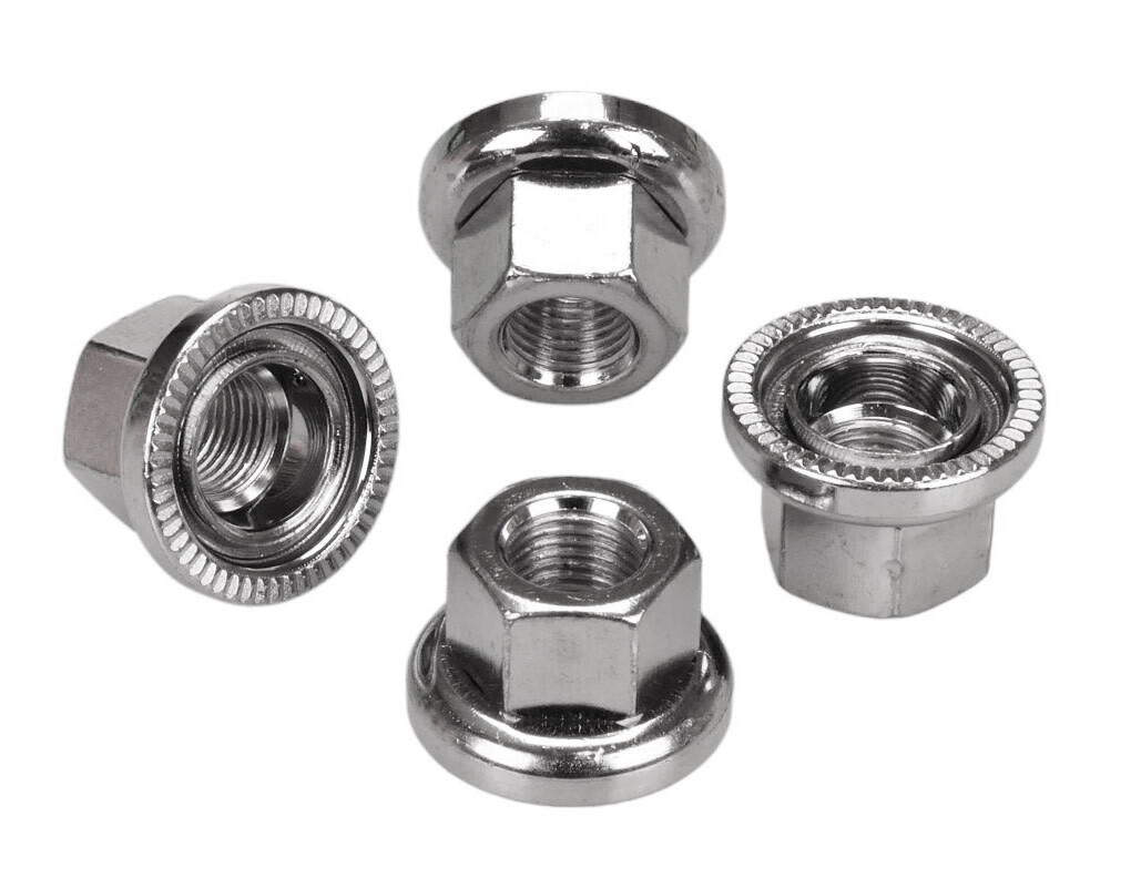 Swivel washer BMX bicycle track axle nut 3/8″ X 24T – SET OF 4