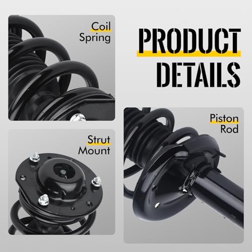 172200 172199 Front Pair Complete Struts Shock Absorber fit for Chevy Malibu