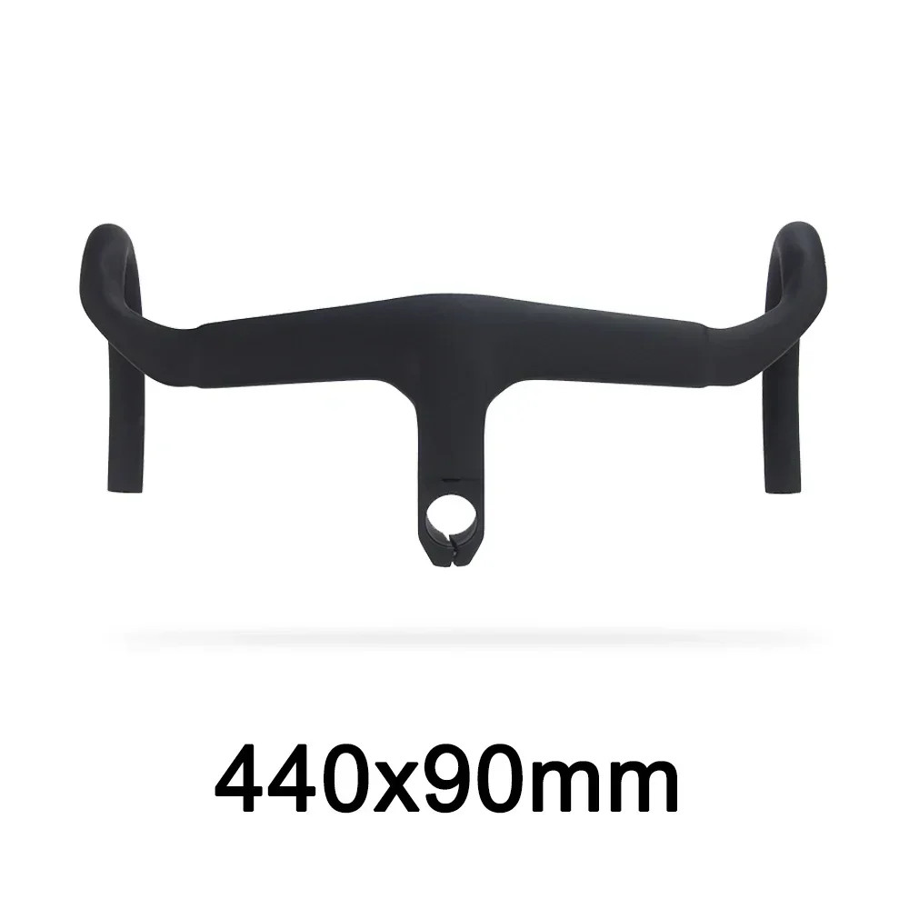 80-110mm Width Road Bicycle Carbon Handlebar Matte Internal Cable Di2 Drop Bar