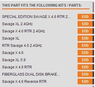 HPI 1/8 Savage X XL 4.6 5.9 Carbon Fibre Brake Disk 19X35X3Mm1Pr Set Black for
