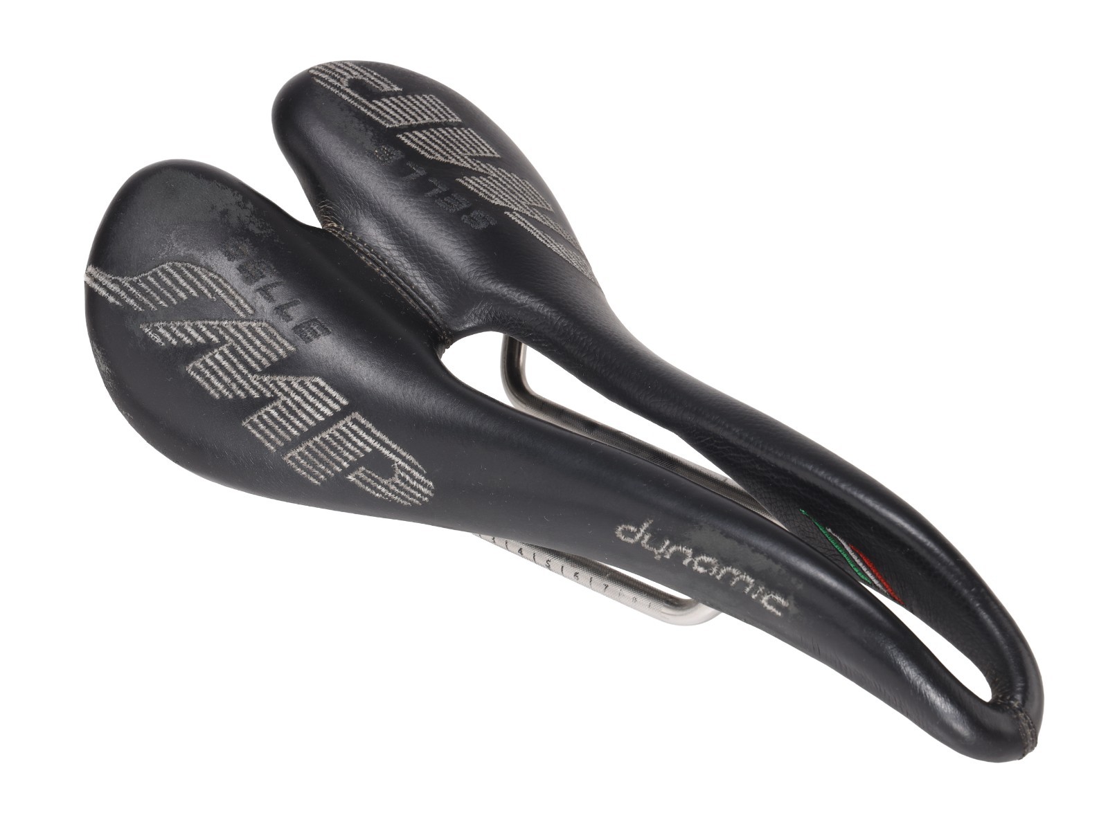 Selle SMP Dynamic Road Bike Saddle 138mm BLACK 7 x 7mm AISI Steel Cutaway Italy