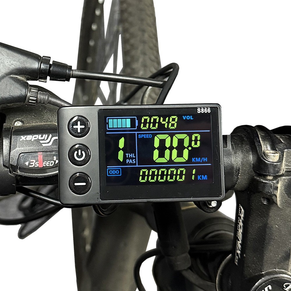 E-Bike 24V 36V 48V 60V S866 LCD Display Screen Control Panel with NFC Function